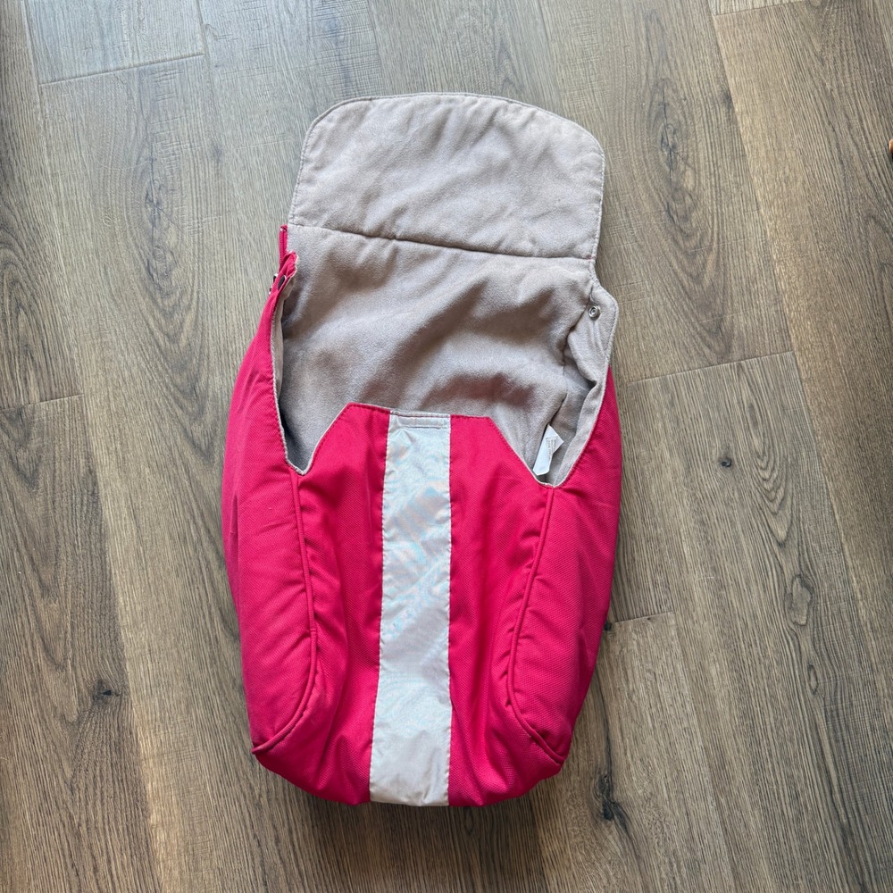 Maclaren Universal Stroller Footmuff Pink Fleece Lined Bunting Bag Accessory